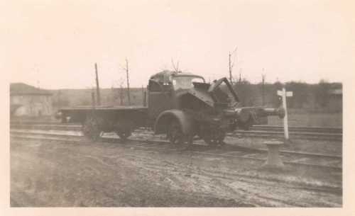 Dad Wrote " A German Track Truck"